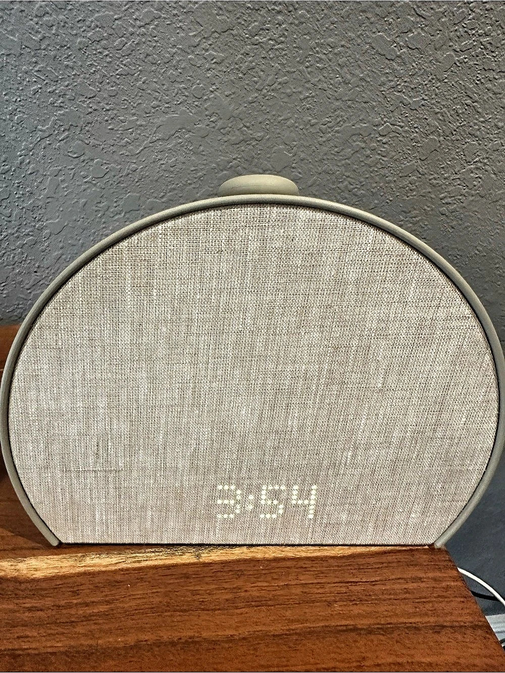 Hatch Restore Smart Sleep Clock Sound Machine Speaker in beige cream